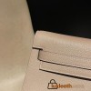 81/Gris Tourterelle  kellyelan-006 Full Handmade HERMES Kelly Elan  