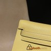 1Z/Jaune Poussin   kellyelan-007 Full Handmade HERMES Kelly Elan  