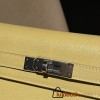 Chevre 1Z/Jaune Poussin  HERMES Kelly Elan 