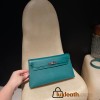  HERMES Kelly Elan  ChevreU4/Vert Vertigo  Full Handmadeい