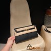 89/Black (Noir)  kellyelan-023 Full Handmade HERMES Kelly Elan Chevre    
