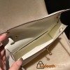  HERMES Kelly Elan  Chevre 10/Craie  kellyelan-025 Full Handmade