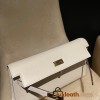  HERMES Kelly Elan  Chevre 10/Craie  kellyelan-025 Full Handmade