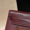Chevre 0G/Rouge Sellier    HERMES Kelly Elan 