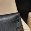 Chevre 89/Black (Noir)  HERMES Kelly Elan 