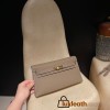 18/Étoupe Grey (Étoupe)   Madame  HERMES Kelly Elan 