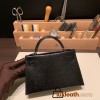 kelly20 Mini Kelly New stock 89 /Black (Noir) Gold Hardware Full Handmade kellymini-005