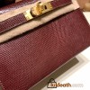 kelly20 Mini Kelly New stock 57 /Bordeaux Gold Hardware Full Handmade kellymini-006