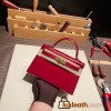 Hermes kelly20 New stock box Q5/ Rouse Casaque Gold Hardware Full Handmade kellymini-010