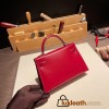 Hermes kelly20 New stock box Q5/ Rouse Casaque Gold Hardware Full Handmade kellymini-010