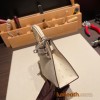 Hermes kelly20 ostrich 19cm 3C /Parchemin  Full Handmade kellymini-017
