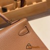 Hermes kelly20 chevre 19cm 2J Quebracho Gold Hardware Full Handmade kellymini-030