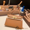 Hermes kelly20 epsom19cm 37 /Gold Gold Hardware Full Handmade kellymini-041