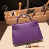 Hermes kelly20 epsom19cm 9W/ Crocus Gold Hardware  Full Handmade kellymini-044