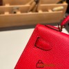 Hermes kelly20 epsom19cm S3/ Rouge Cœur Gold Hardware  Full Handmade kellymini-058