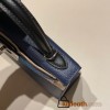 Hermes kelly20 epsom19cm 37 /Gold& S2/ Trench Silver Hardware  Full Handmade kellymini-069