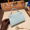 Hermes kelly20 epsom19cm 0L/ Gris Meyer Gold Hardware  Full Handmade kellymini-076