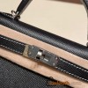 Hermes kelly20 epsom19cm U2 /Blue Zephyr Gold Hardware Full Handmade kellymini-077