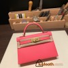 Hermes kelly20 epsom19cm Gold Hardware 9H/Soleil & 01 /White Gold Hardware Full Handmade kellymini-079