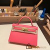 Hermes kelly20 epsom19cm Gold Hardware 9H/Soleil & 01 /White Gold Hardware Full Handmade kellymini-079