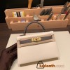 Hermes kelly20 epsom19cm 8W /Rose Azalee Gold Hardware  Full Handmade kellymini-081