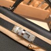 Hermes kelly20 epsom19cm 8F /Etain Gold Hardware Full Handmade kellymini-091