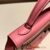 Hermes kelly20 epsom19cm 2S /Sesame Silver Hardware  Full Handmade kellymini-094