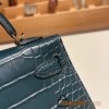 Hermes kelly20 epsom19cm Silver Hardware 1Q/Rose Confetti Silver Hardware Full Handmade kellymini-095