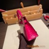 Hermes kelly20 Alligateor Crocodile 19cm 4G /Brulee Gold Hardware Full Handmade kellymini-097