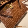 Hermes kelly20 Alligateor 89 /Black (Noir) Gold Hardware Full Handmade kellymini-103