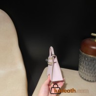 Silver Hardware   9W /Crocus Epsom   Full Handmade   Kelly mini  