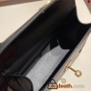 89/Black (Noir)   Gold Hardware  Double-Sided Kelly Irregular Design Veau Epson