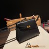 89/Black (Noir)   Gold Hardware   Double-Sided Kelly Irregular Design Veau Epson