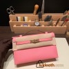  1Q/Rose Confetti   kelly pochette  Epsom 