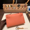  3L /Rose Tea Gold Hardware  kelly pochette  Epsom 