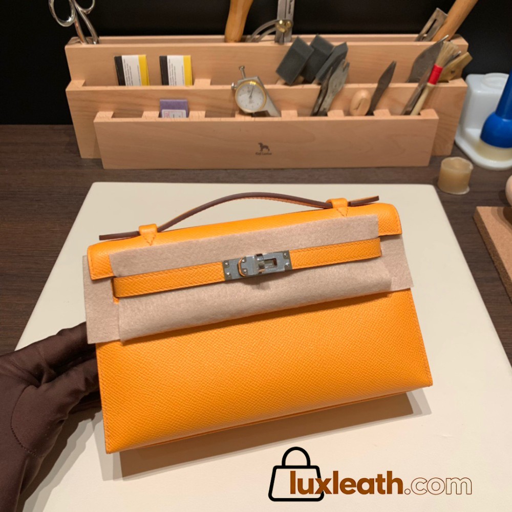  9H/Soleil Gold Hardware  kelly pochette  Epsom 