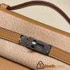  0M/Chai Silver Hardware kelly pochette  swift 