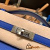  7T/ Blue Electric Silver Hardwarekelly pochette  swift 