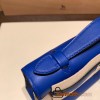  7T/ Blue Electric Silver Hardwarekelly pochette  swift 