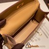  4B /Biscuit  Gold Hardware kelly pochette  swift 