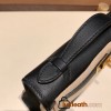  89/ Black (Noir) Gold Hardware kelly pochette  swift 
