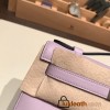  5H Cyclamen Silver Hardware kelly pochette  swift 