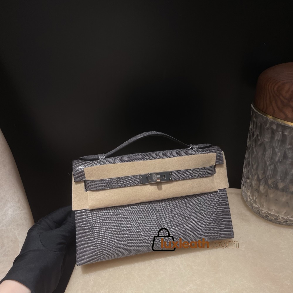 Lizardkelly pochette  84 Gris Fonce