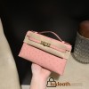 ostrich kelly pochette  94/Terre Cuite  