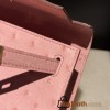 ostrich kelly pochette  94/Terre Cuite  