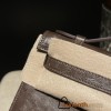 ostrich kelly pochette  47/Chocolat  