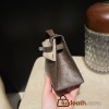 ostrich kelly pochette  47/Chocolat  