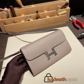 M8/Gris Asphalt   Silver Hardware  Full Handmade Kelly to go   epsom  