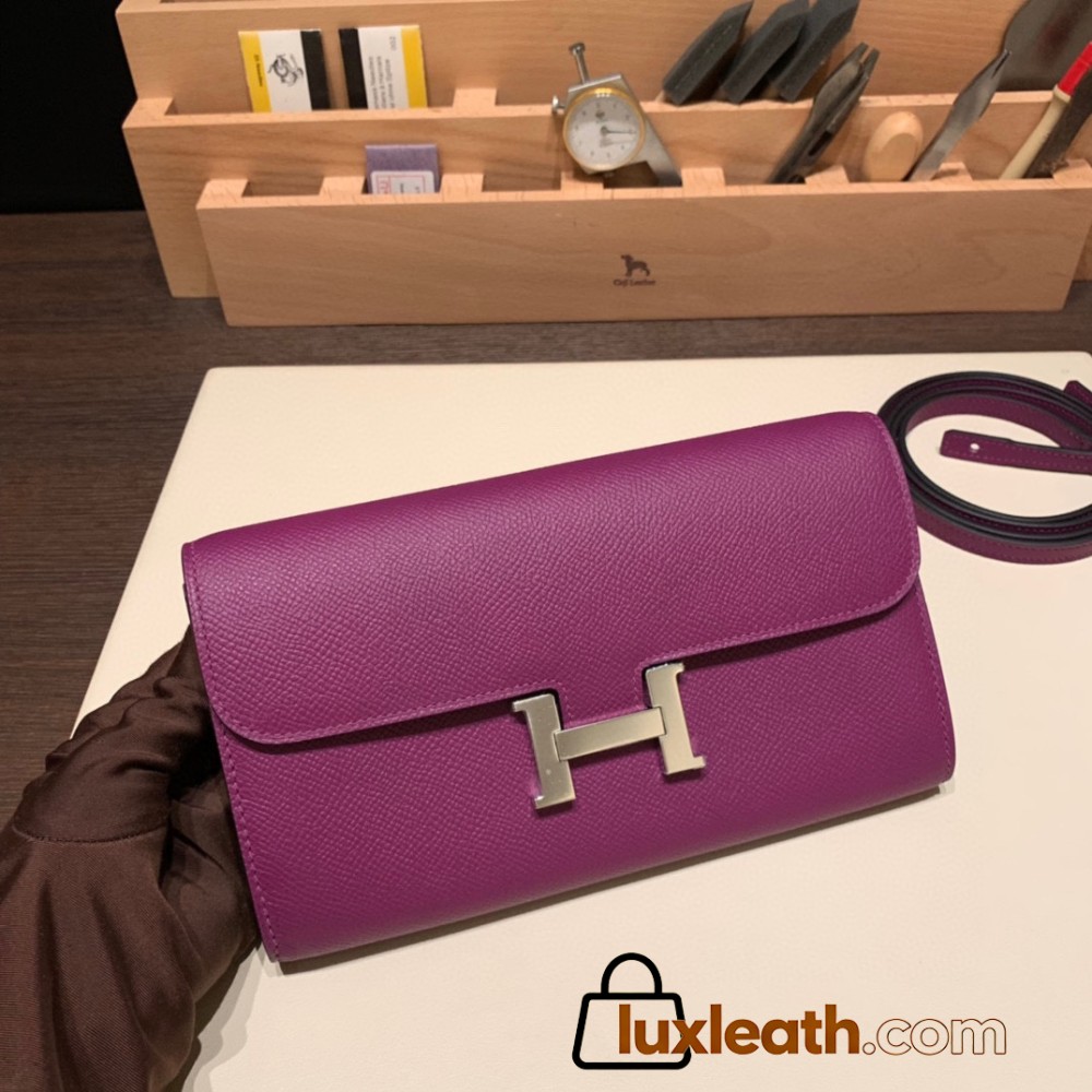 P9/Anemone  Silver Hardware  Full Handmade Kelly to go   epsom  