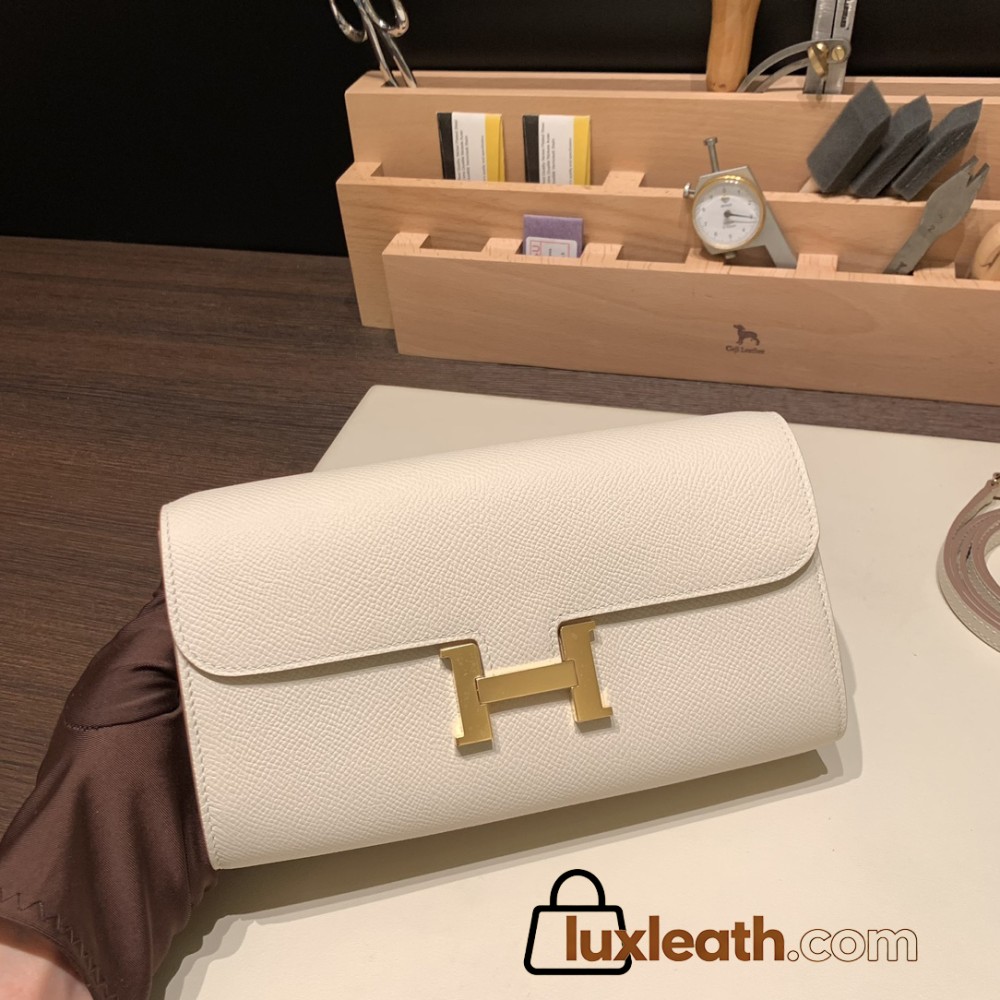 10/Craie  Gold Hardware  Full Handmade Kelly to go   epsom  